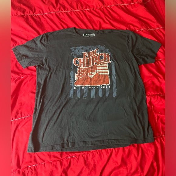 Eric Church Round Here Buzz Concert Tour Mens Top Tee Shirt Graphic 3XL - Picture 7 of 8